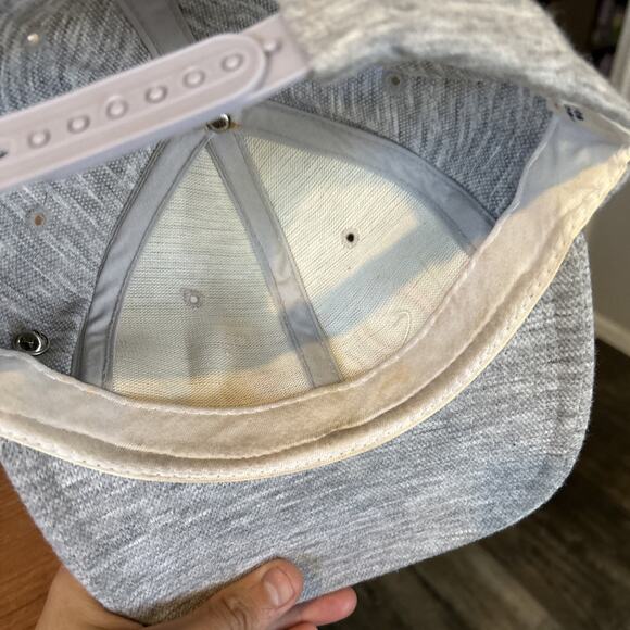 Rare Vintage Houston Oilers Double Line Script Heather Grey - Picture 3 of 7